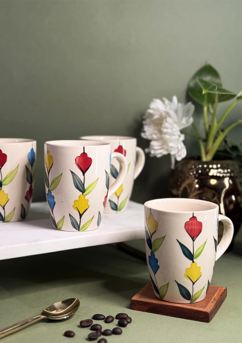 Peacock Mugs - Handcrafted - Image 4