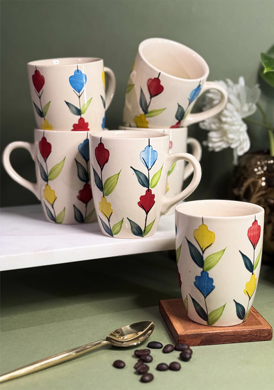 Peacock Mugs - Handcrafted - Image 7