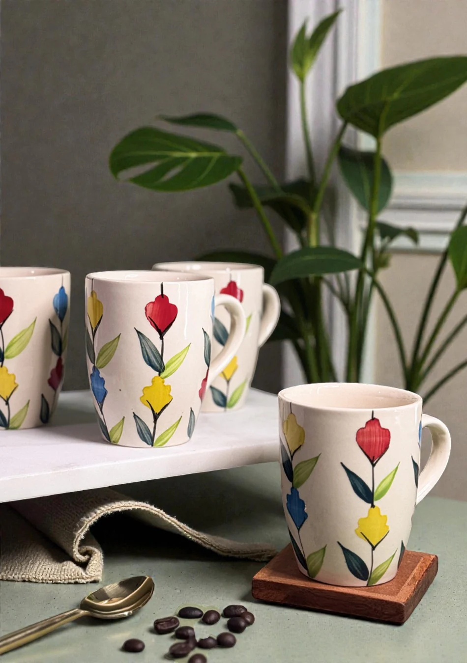 Peacock Mugs - Handcrafted - Image 8