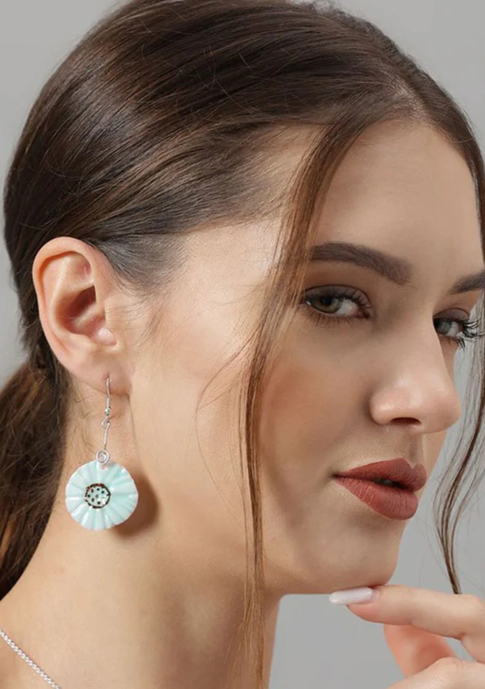 Aurelia Bloom Pendant & Earring Set - Image 2