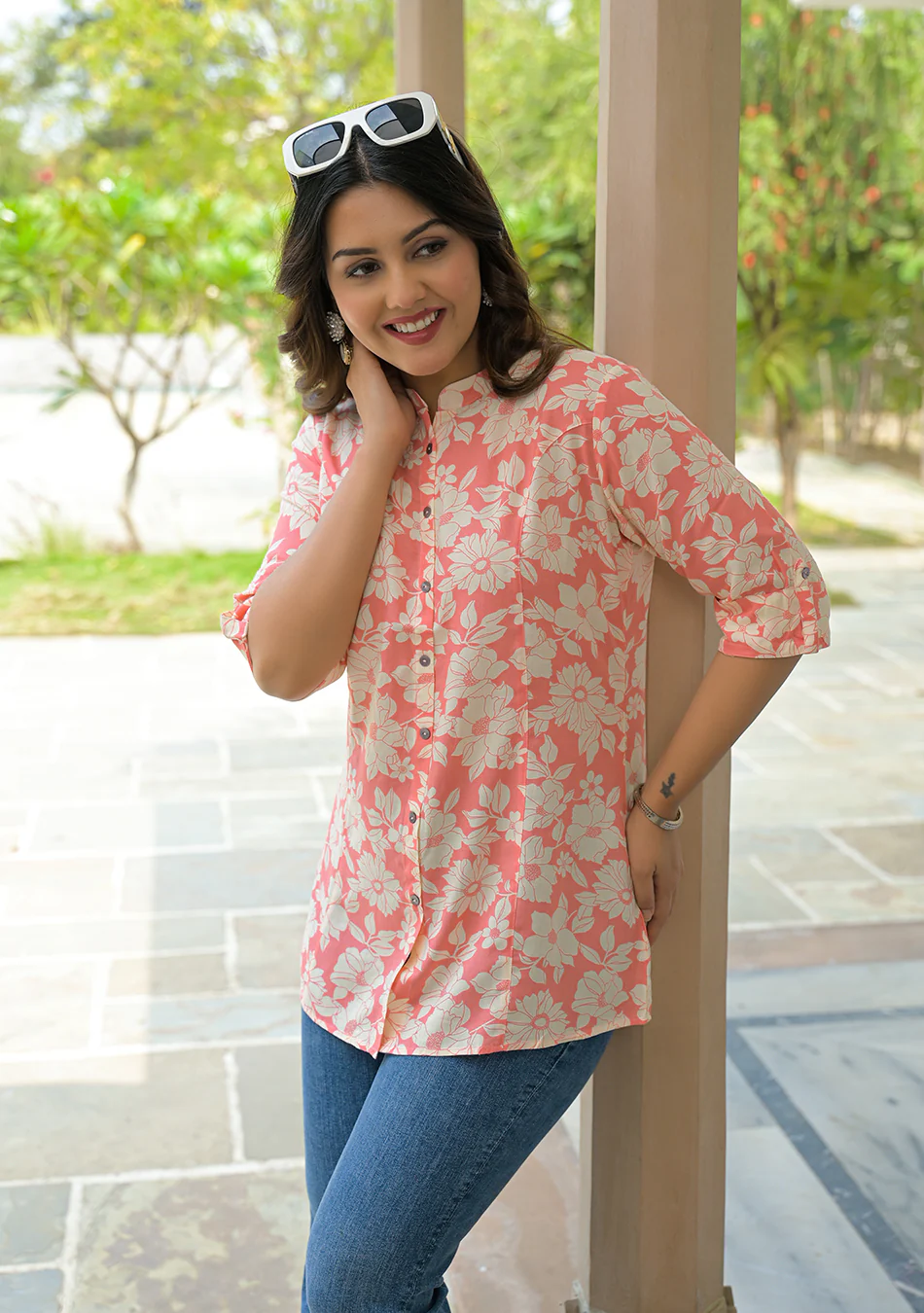 Aravalii Rosé Petal Top - Image 2