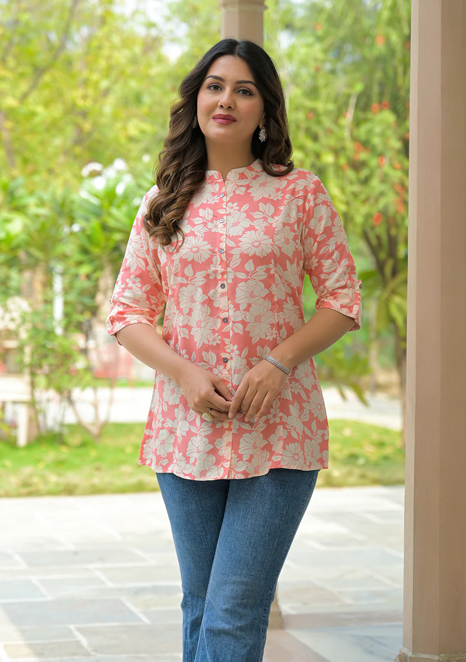 Aravalii Rosé Petal Top - Image 3