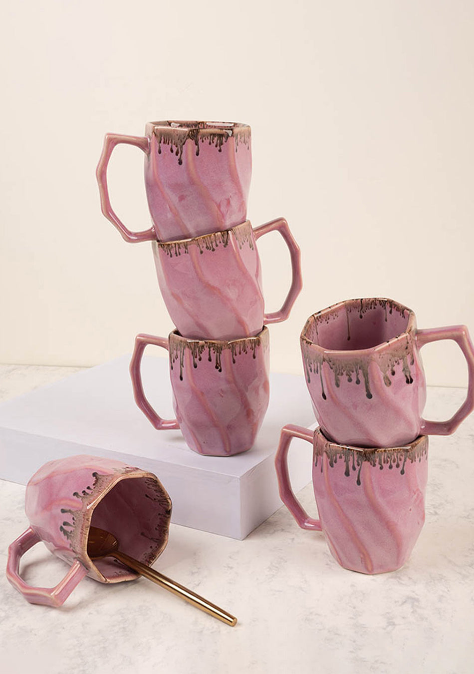 Pink Robin Mugs - Handcrafted - Image 12