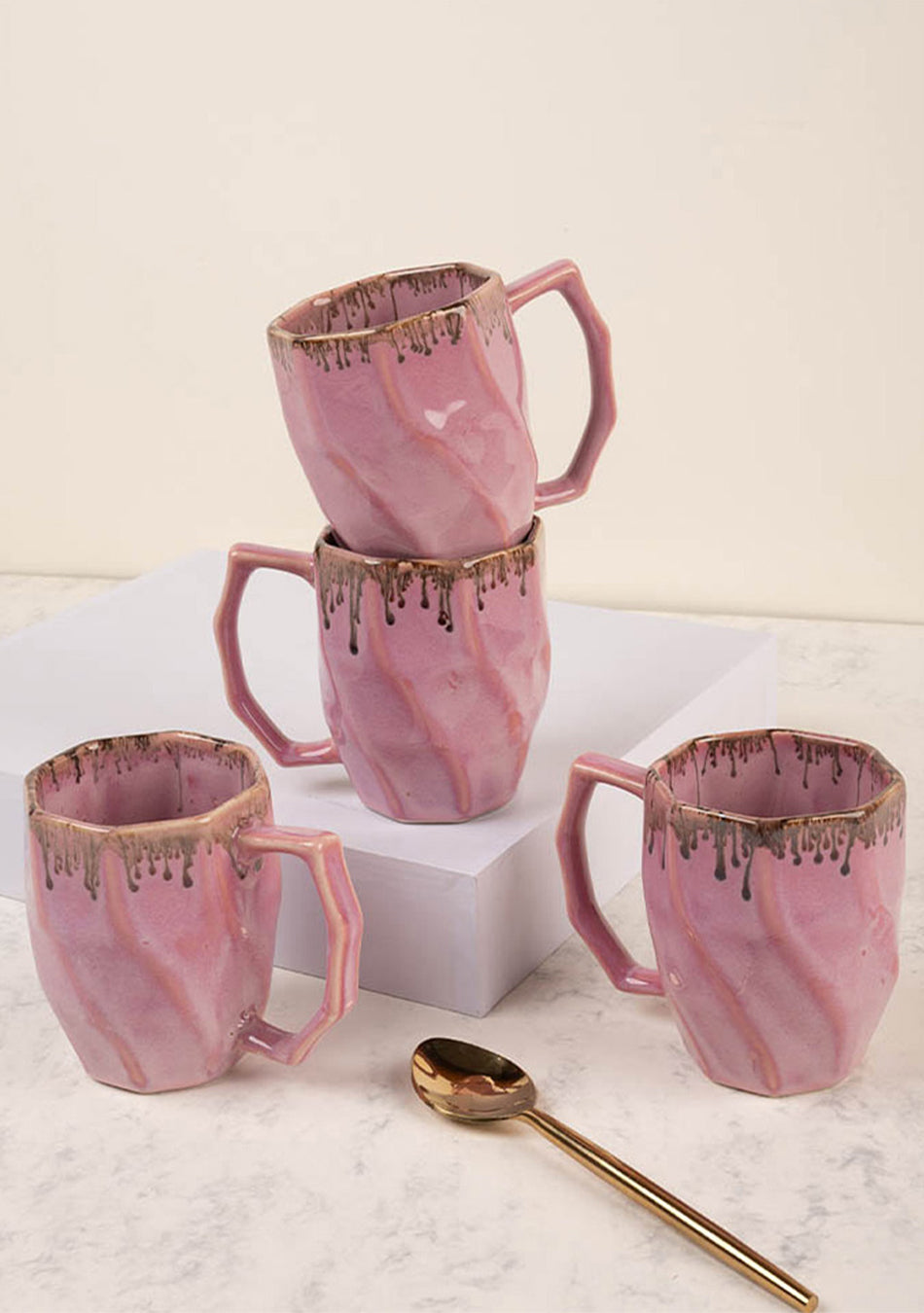 Pink Robin Mugs - Handcrafted - Image 4