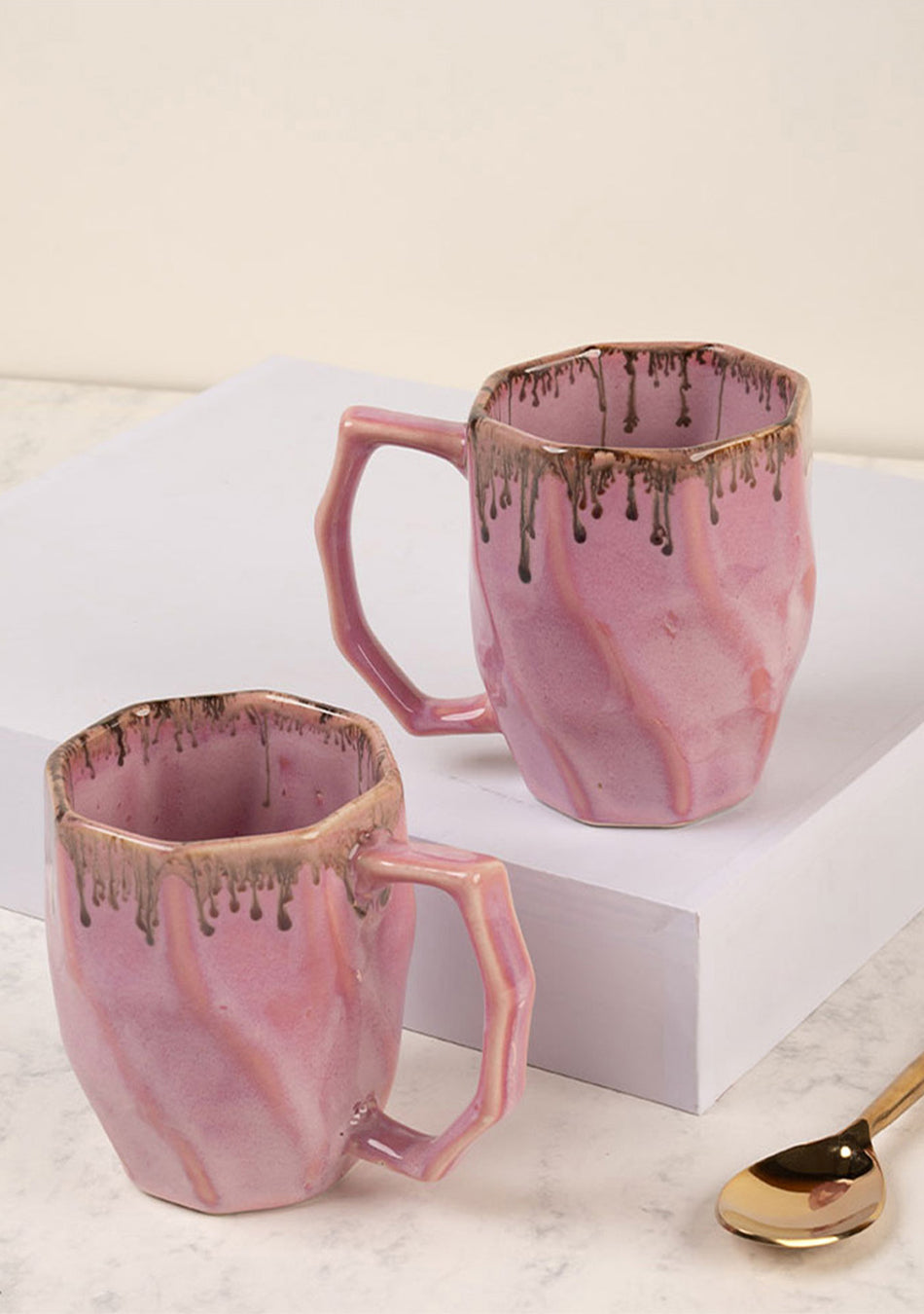 Pink Robin Mugs - Handcrafted - Image 5
