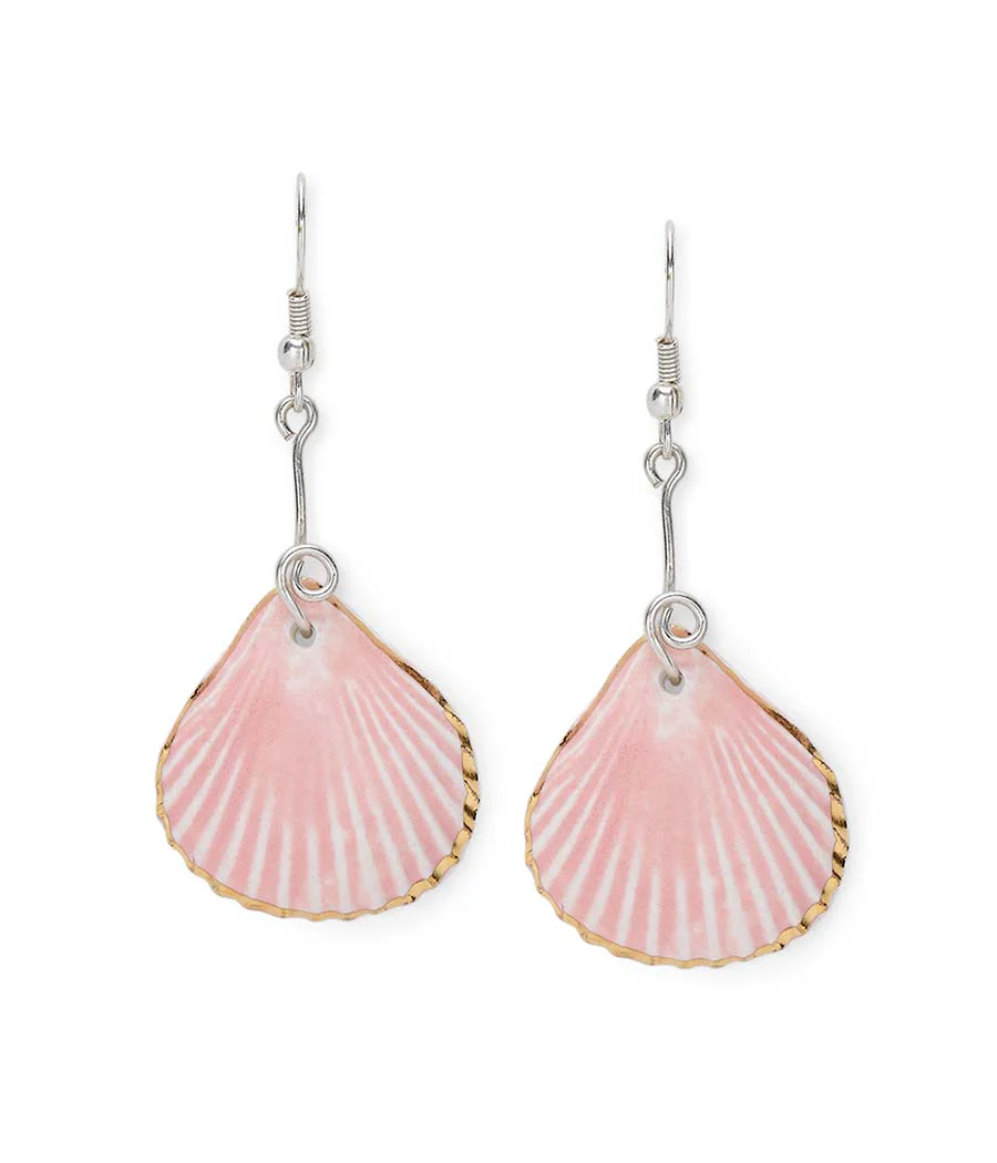 Pink Shell Elegance Earrings - Image 4