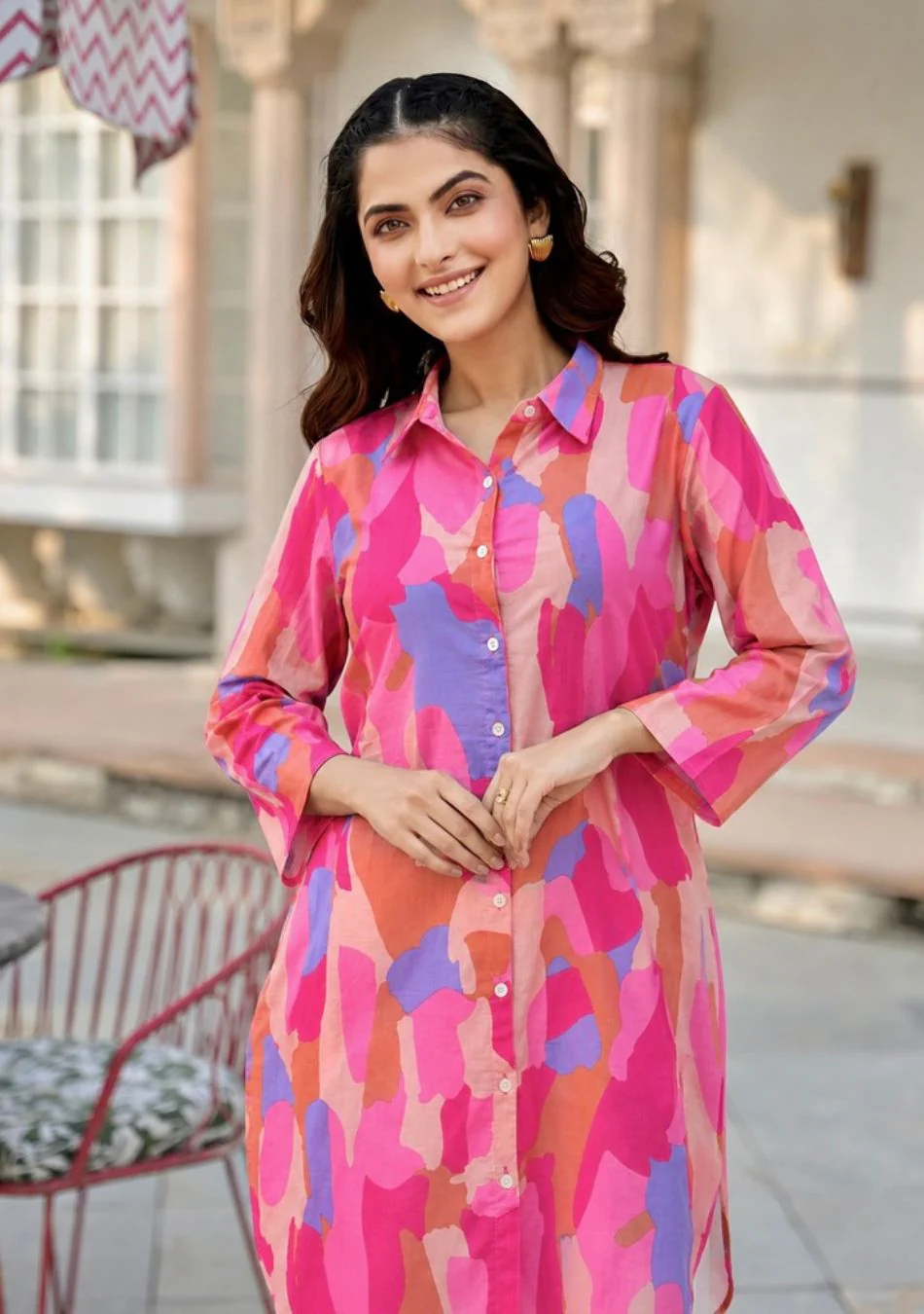 Aravalii Rose Palette Co-ord Set - Image 3