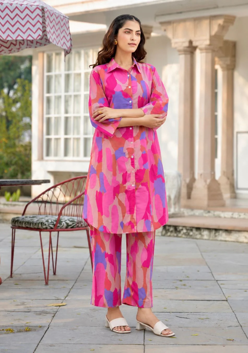 Aravalii Rose Palette Co-ord Set - Image 4