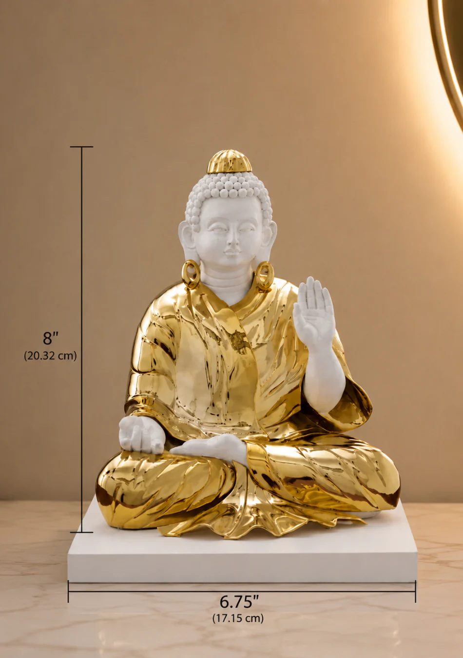 Aravalii Radiant Buddha Figurine - Image 2