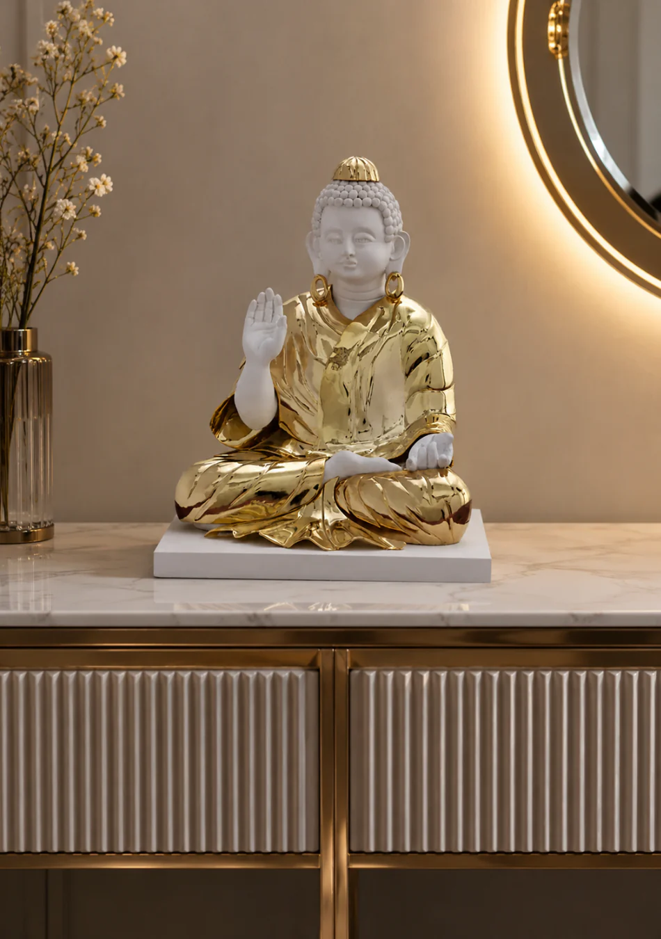 Aravalii Radiant Buddha Figurine - Image 4