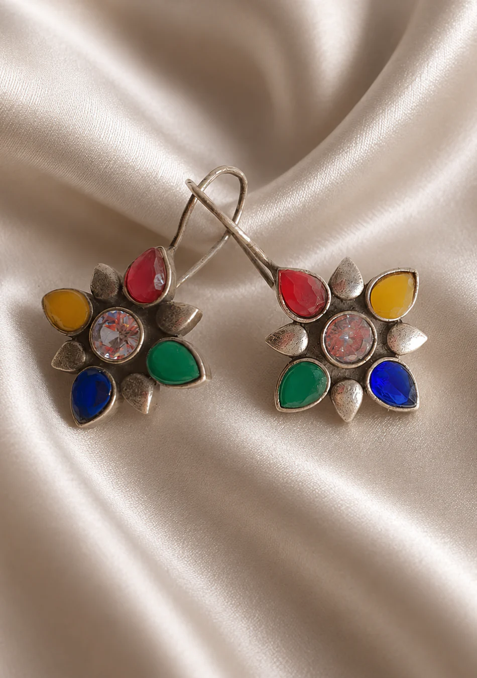 Rainbow Radiance Hook Earrings - Image 4