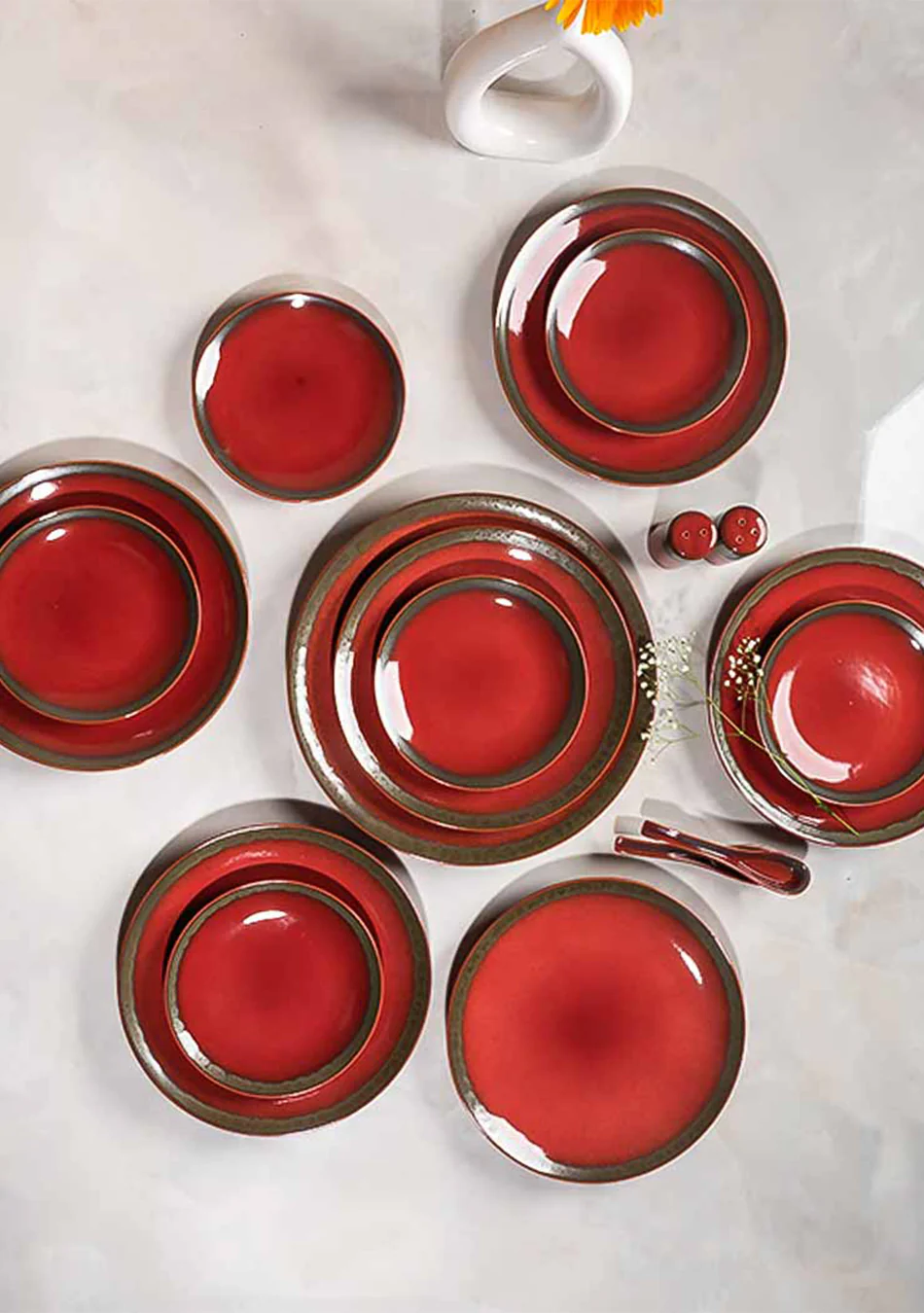Rayleigh Sunset Dinnerset - Set of 37 - Image 2