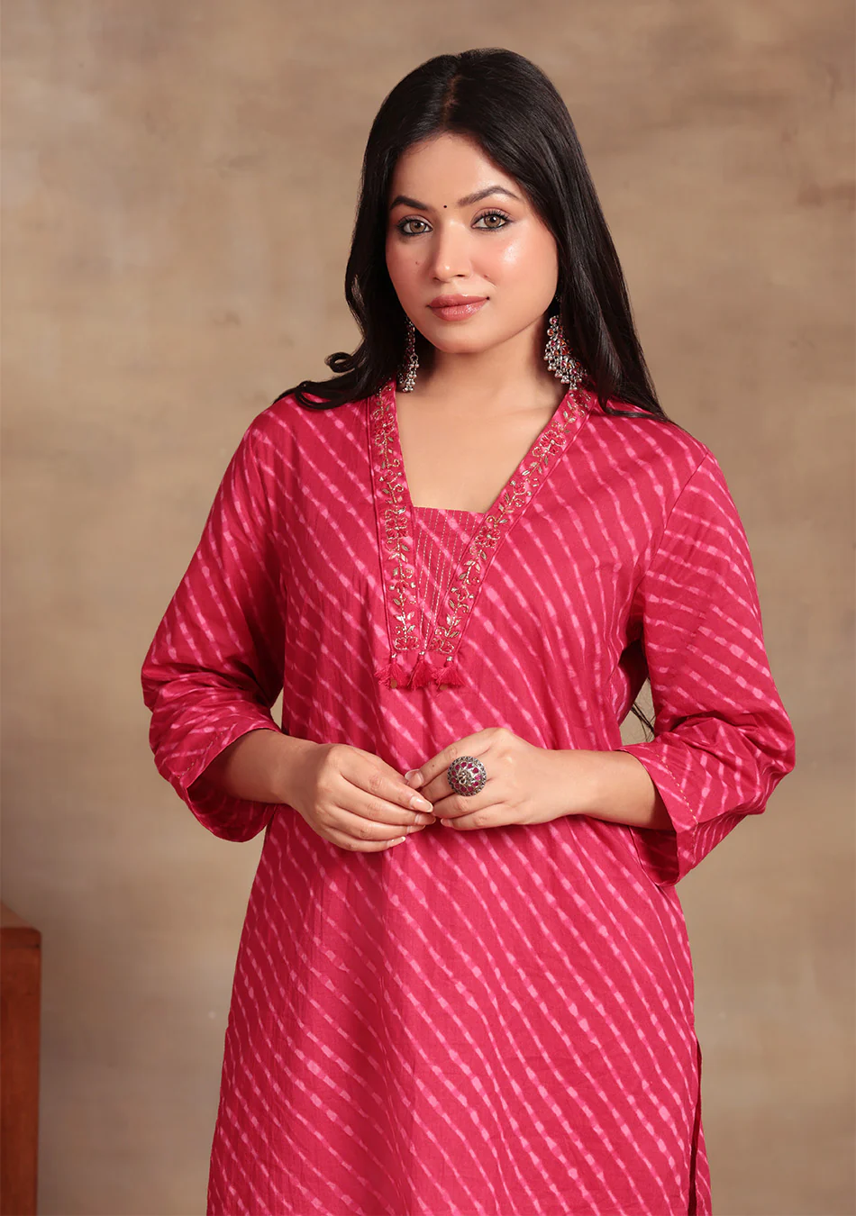 Ruby Leheriya Artisan Set - Image 3