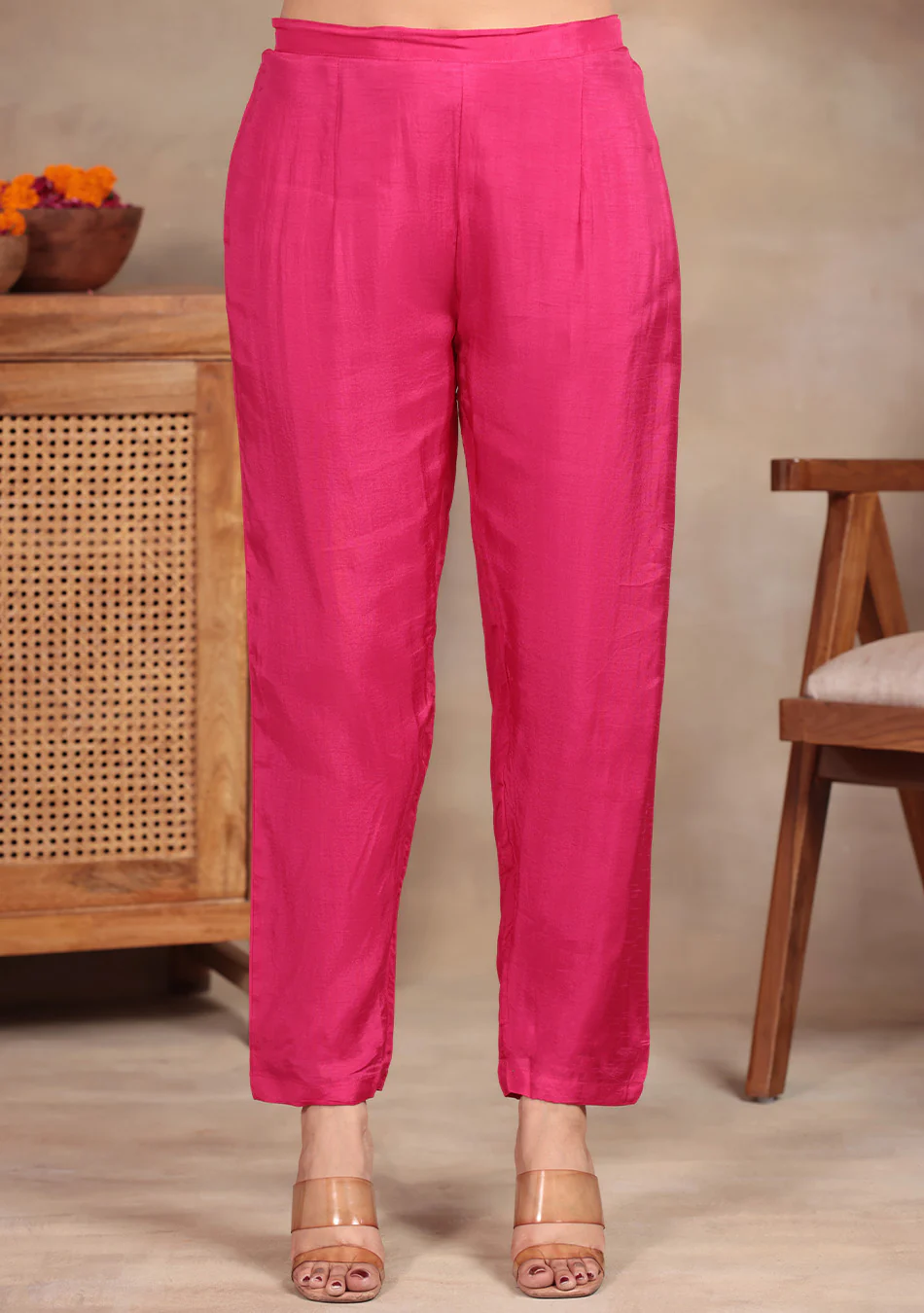 Rose Radiance Embroidered Suit Set - Image 9