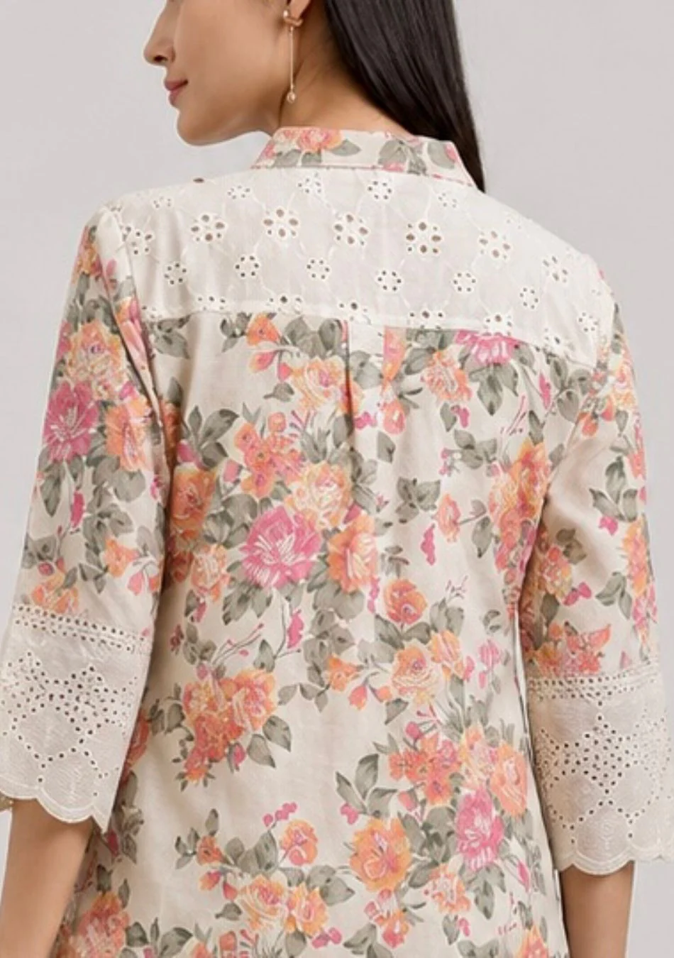 Aravalii Rosette Bloom Luxe Kurta - Image 4
