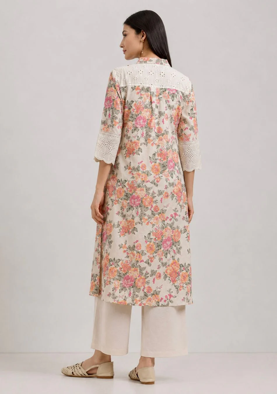 Aravalii Rosette Bloom Luxe Kurta - Image 6