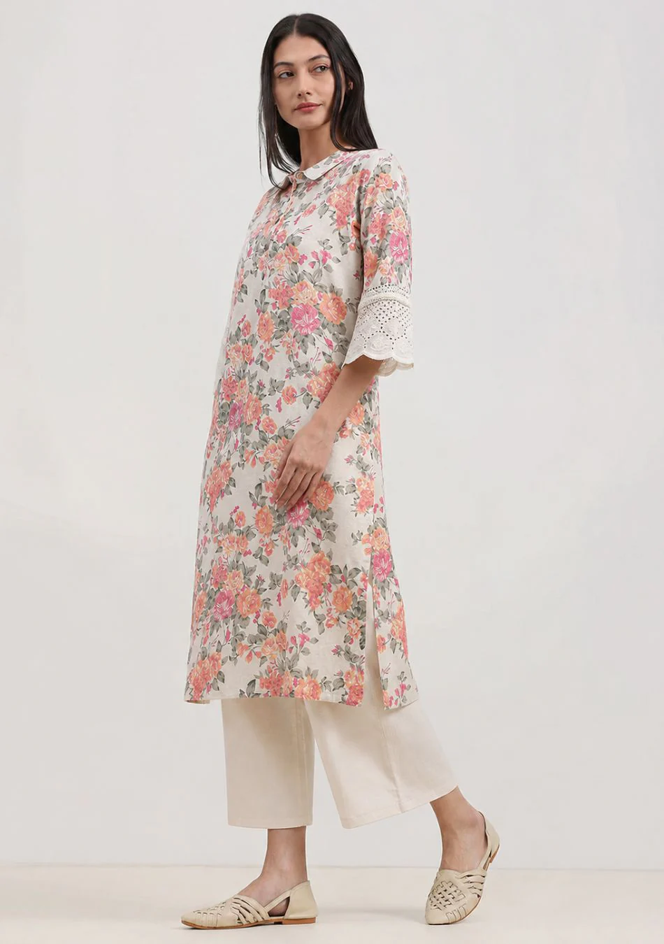 Aravalii Rosette Bloom Luxe Kurta - Image 7