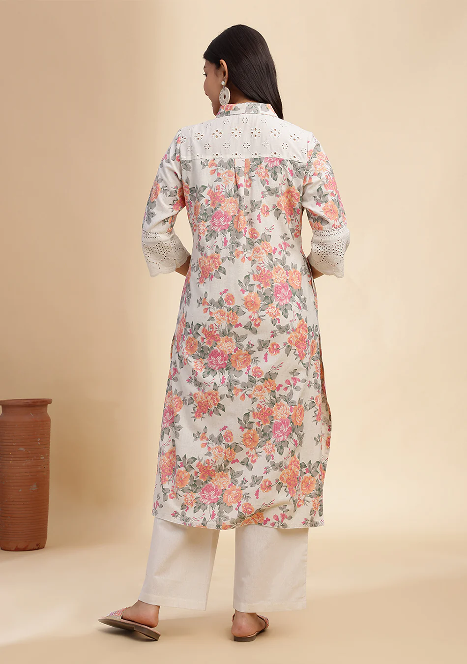 Aravalii Rosette Bloom Luxe Kurta - Image 8