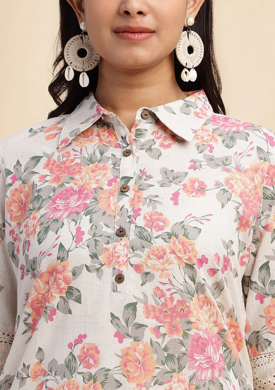 Aravalii Rosette Bloom Luxe Kurta - Image 9