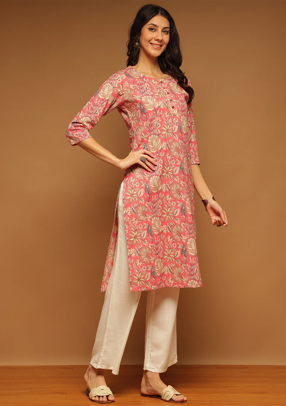 Rosewood Whispers Kurta - Image 4