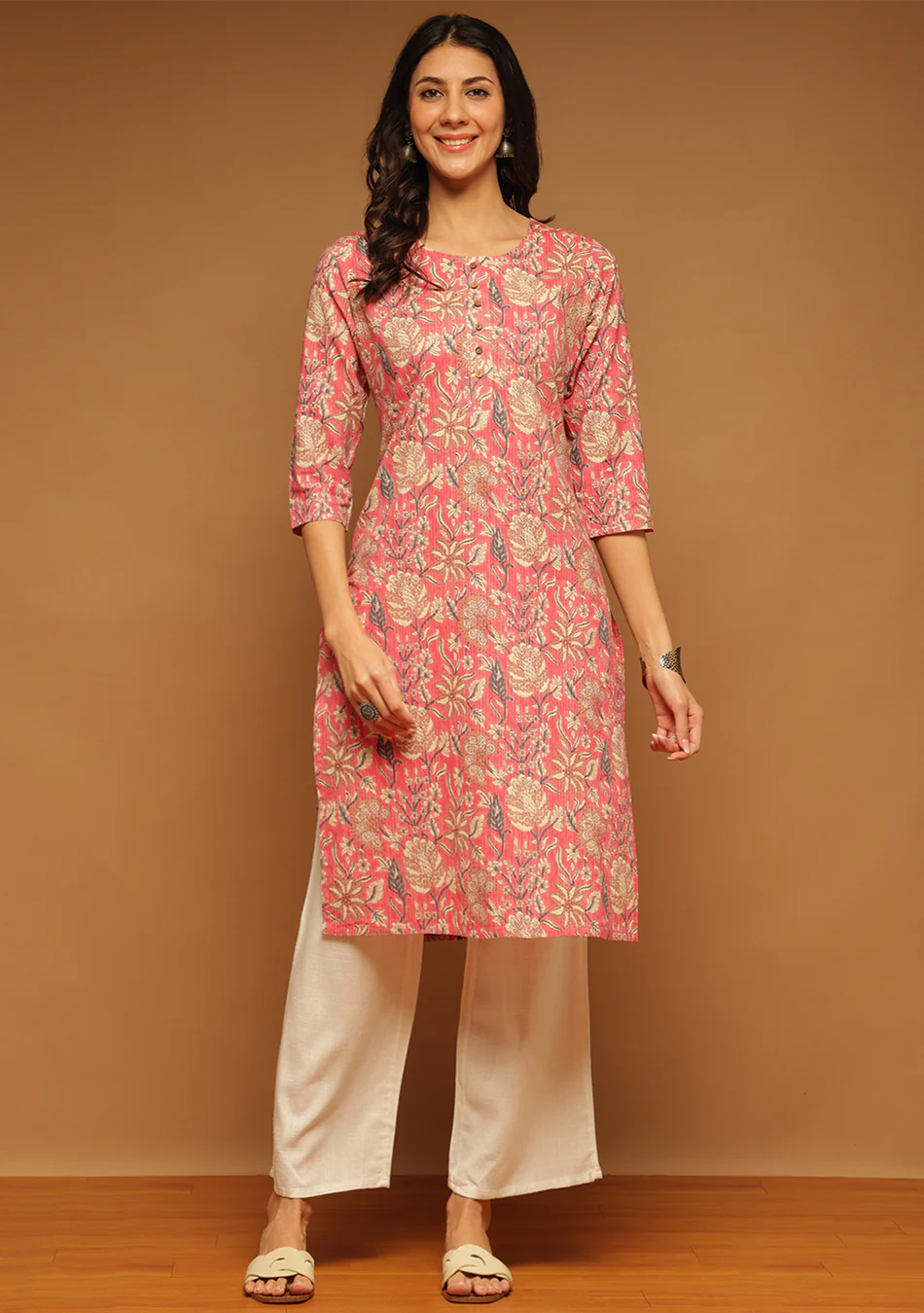 Rosewood Whispers Kurta - Image 5