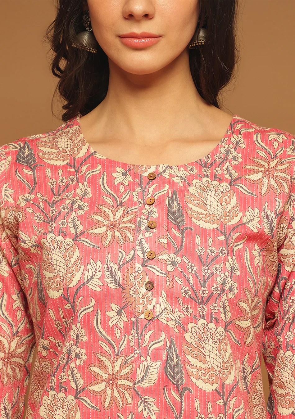 Rosewood Whispers Kurta - Image 6