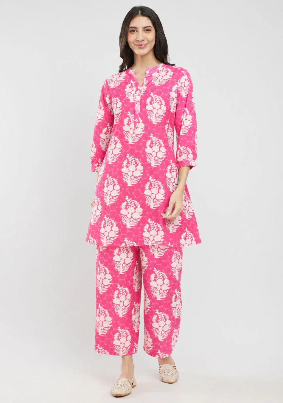 Aravalii Rose Bloom Co-ord Set