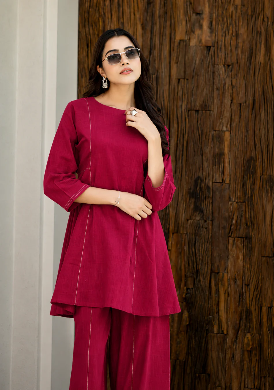 Aravalii Rubia Co-ord Set - Image 3