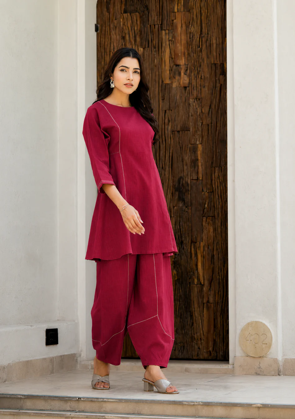 Aravalii Rubia Co-ord Set - Image 4
