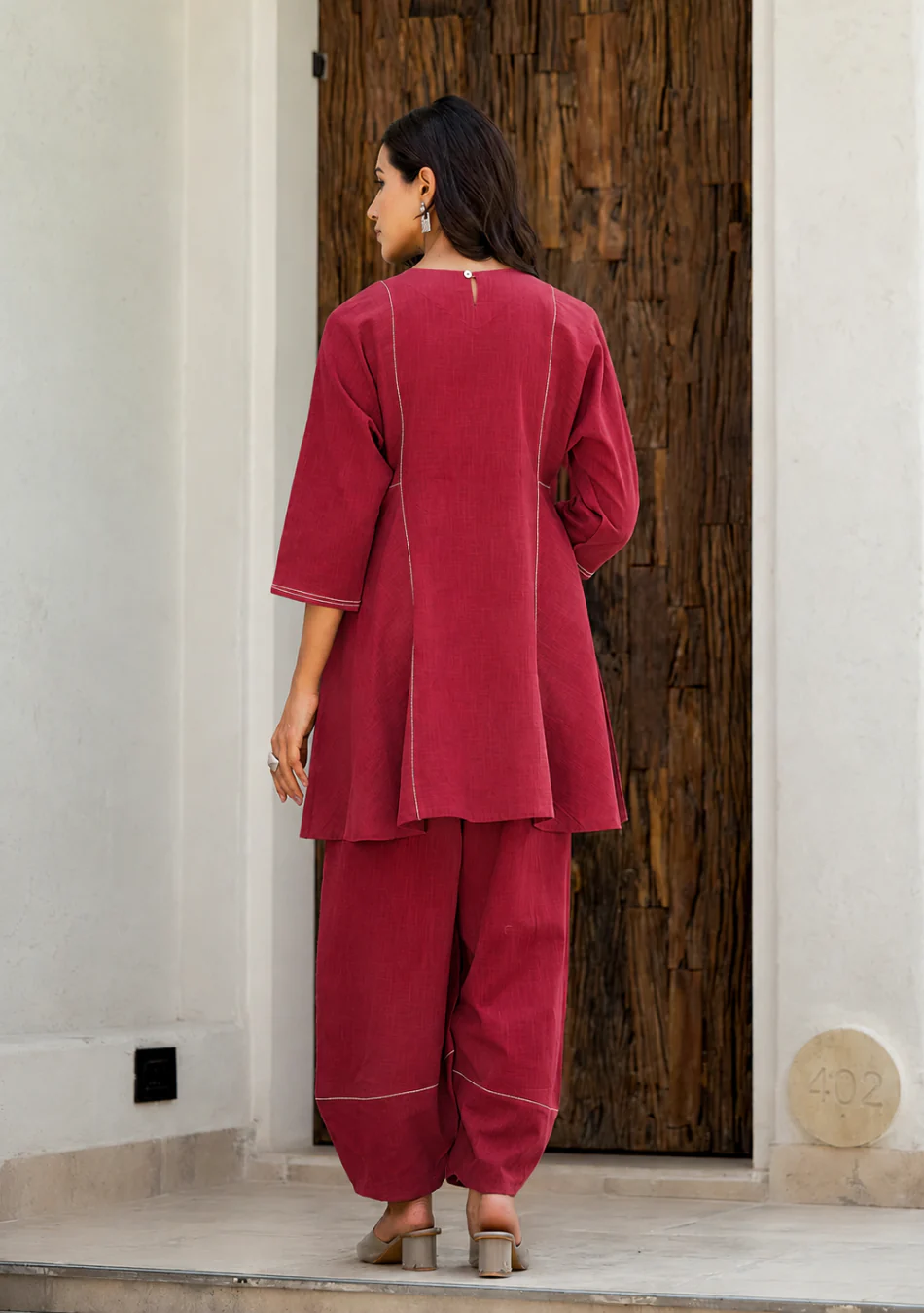 Aravalii Rubia Co-ord Set - Image 9