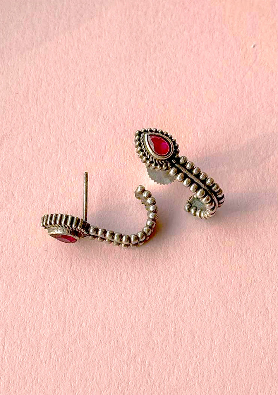 Ruby Hug Studs - Image 3