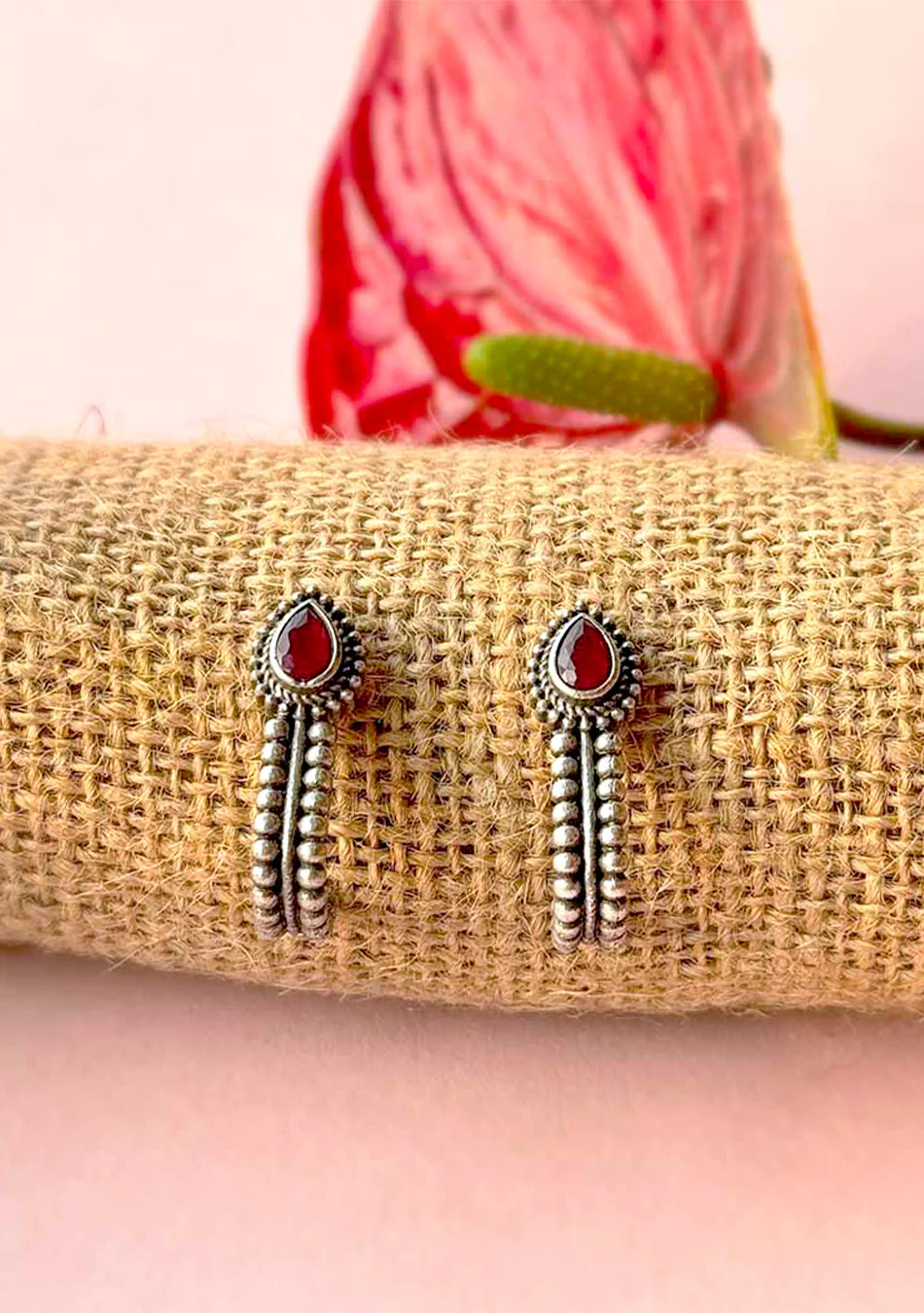 Ruby Hug Studs - Image 4