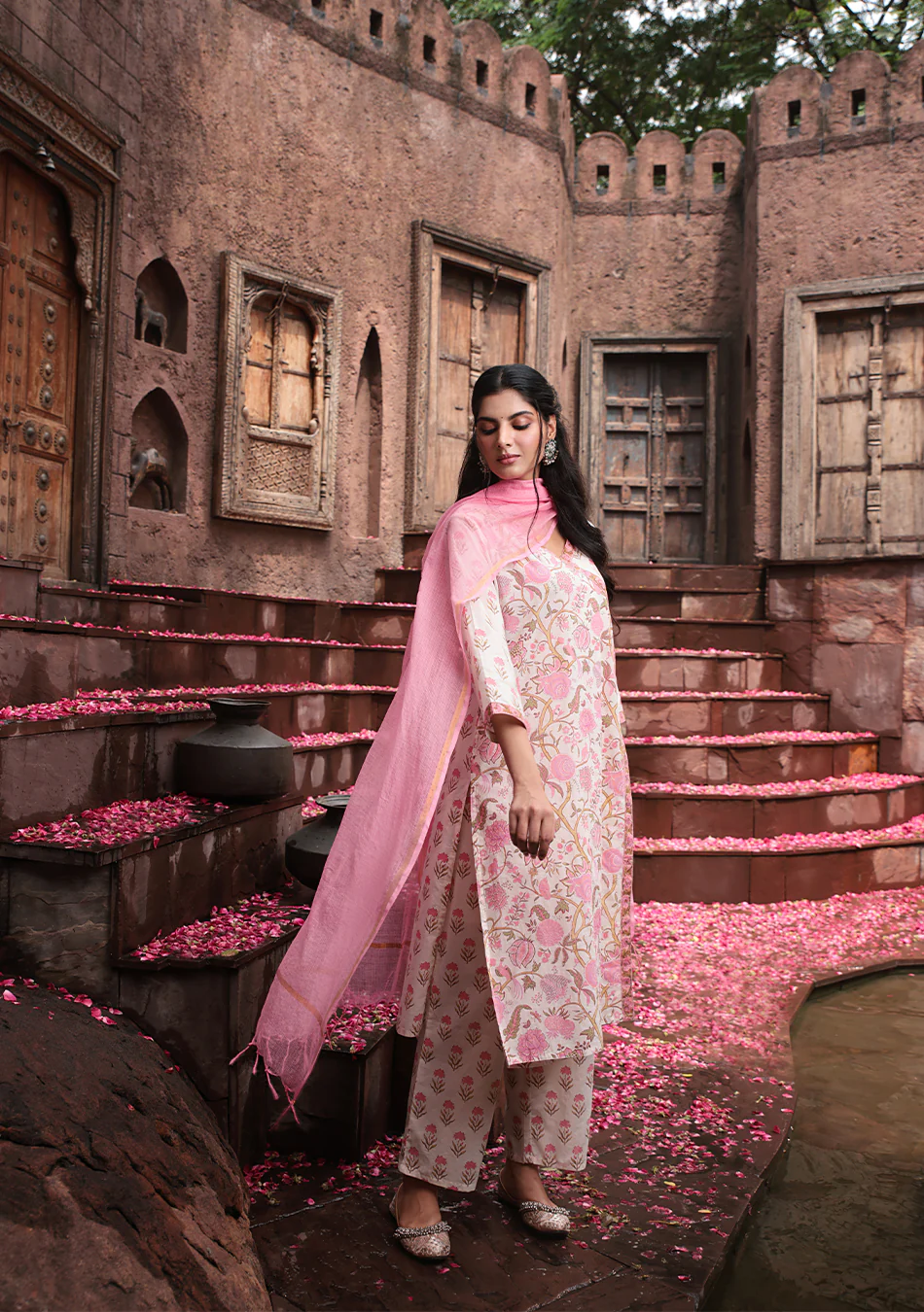 Aravalii Rosé Serenade Suit Set - Image 4