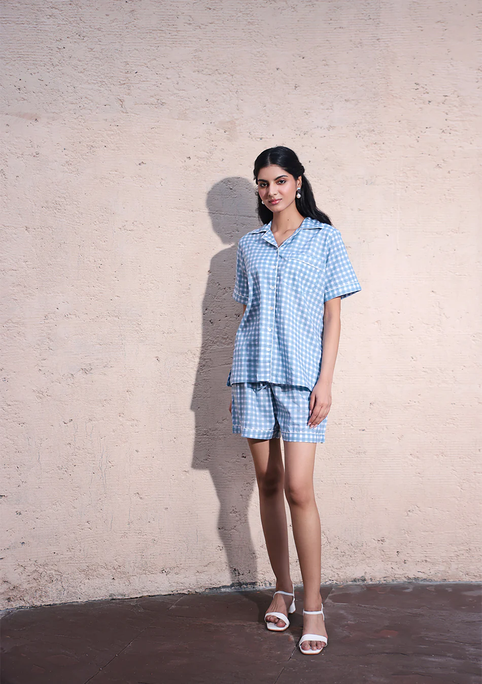 Sky Grid Night Suit - Image 4
