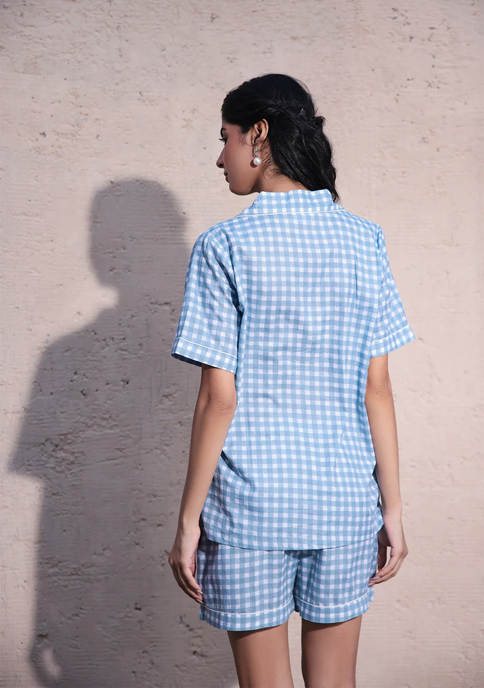 Sky Grid Night Suit - Image 5