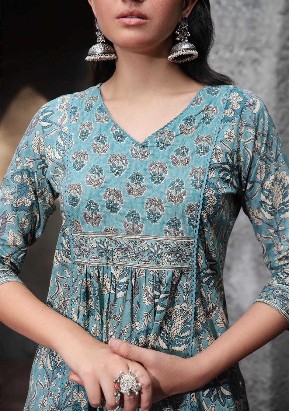 Sage Bloom Printed Suit Set - Image 5