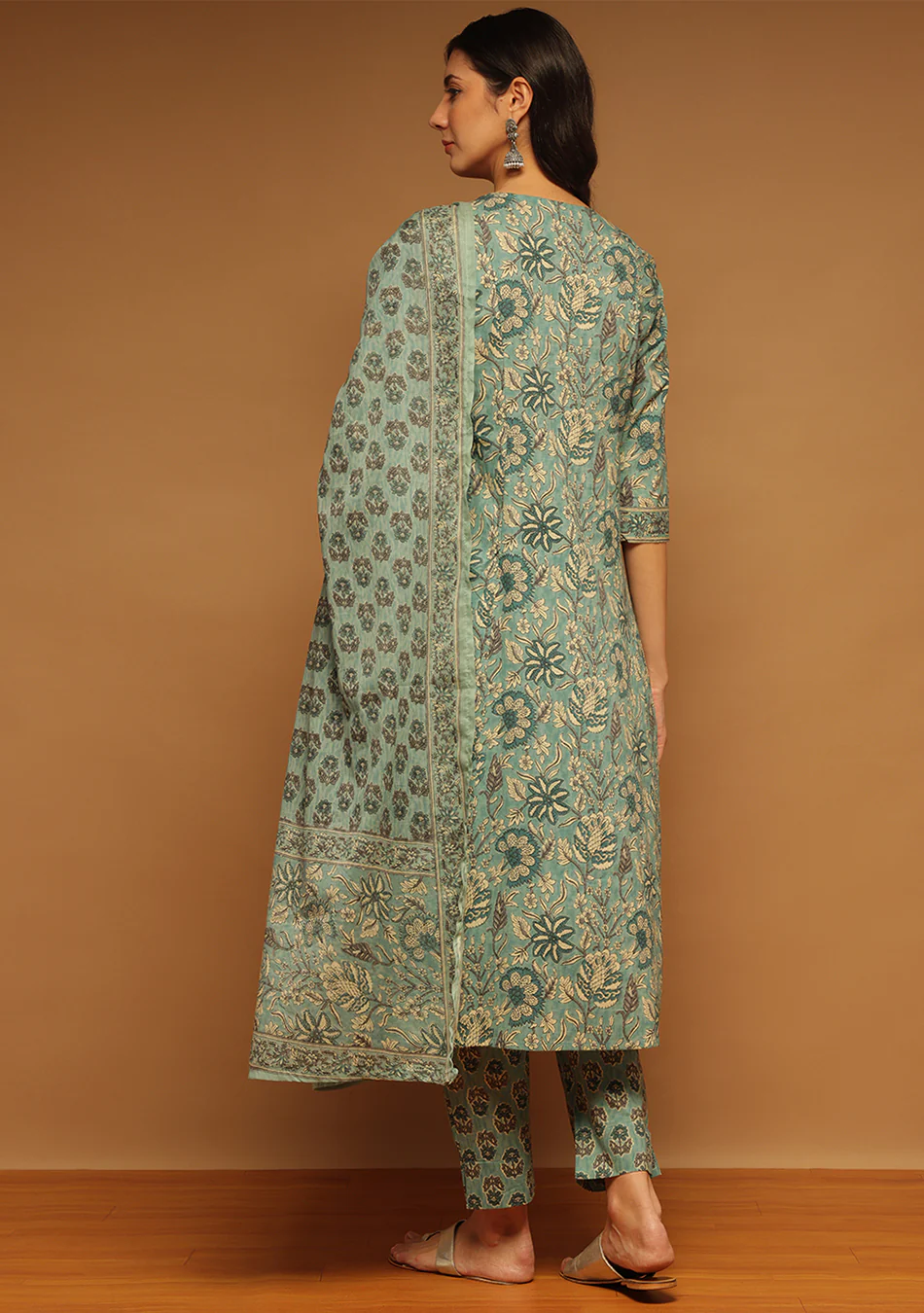 Sage Bloom Printed Suit Set - Image 8