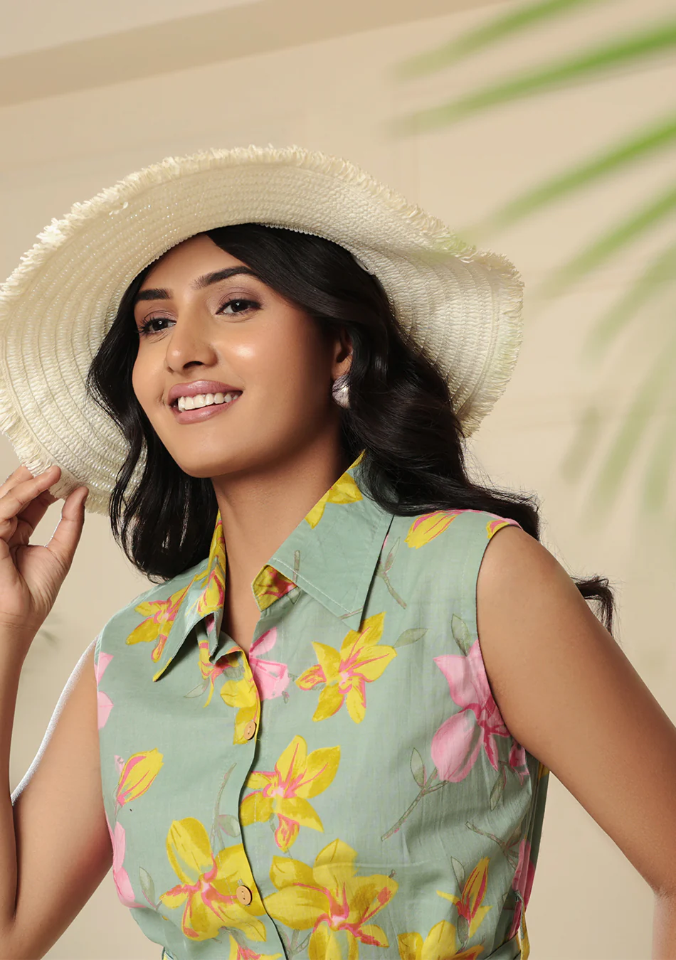 Aravalii Sage Garden Bloom Midi Dress - Image 12