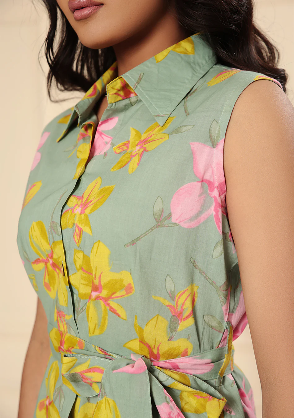 Aravalii Sage Garden Bloom Midi Dress - Image 13
