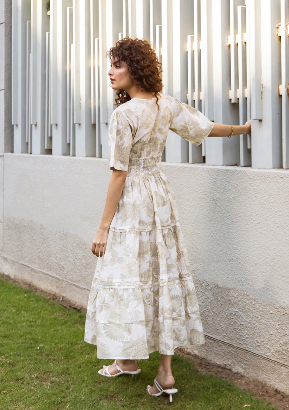 Sandstone Breeze Couture Dress - Image 6