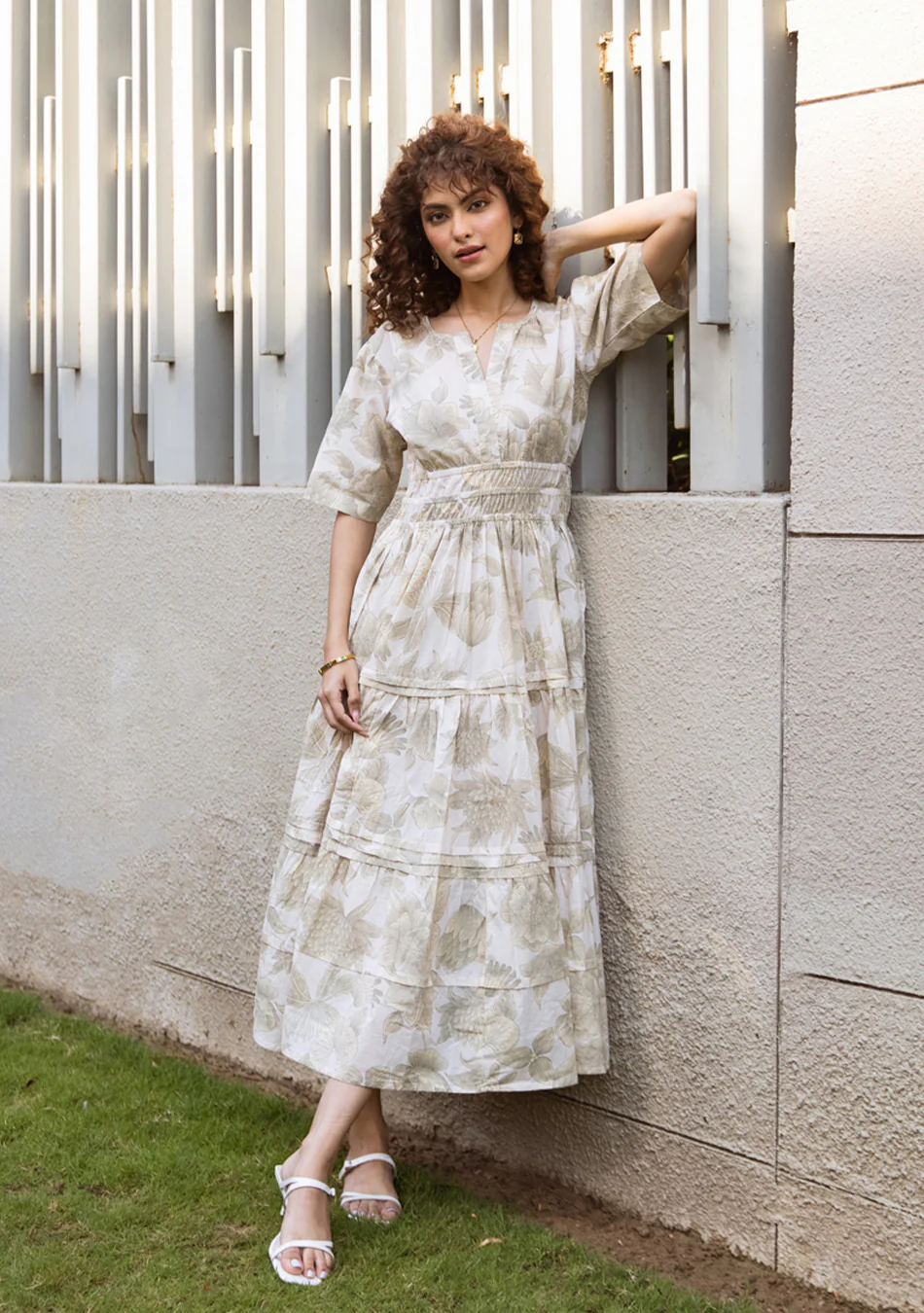Sandstone Breeze Couture Dress - Image 7