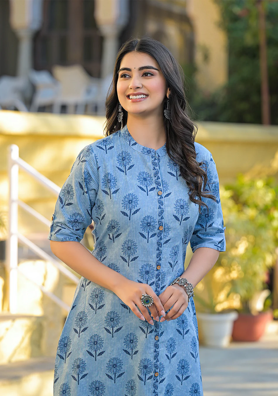 SANJH SKY KURTA - Image 4