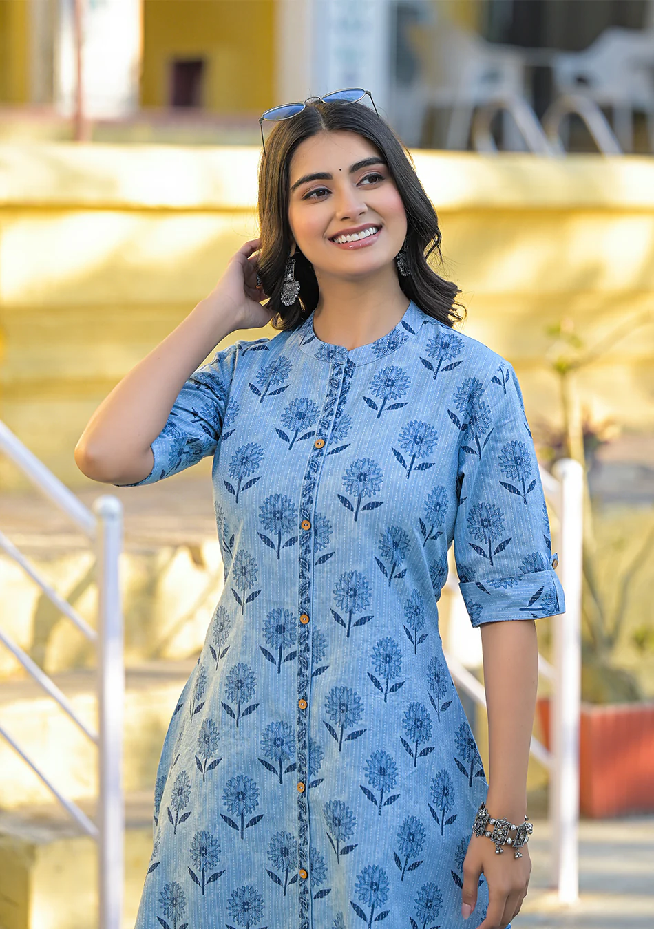 SANJH SKY KURTA - Image 6
