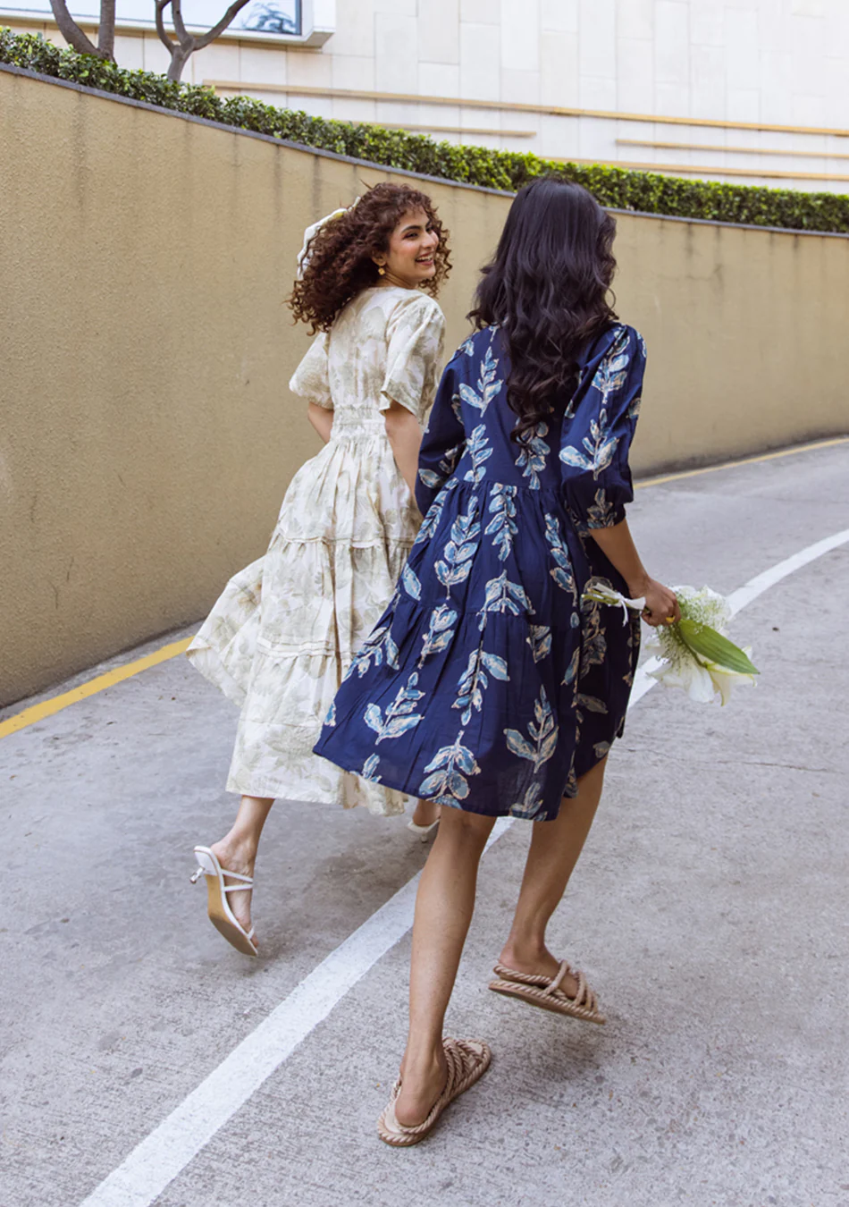 Aravalii Sapphire Leaf Couture Dress - Image 12