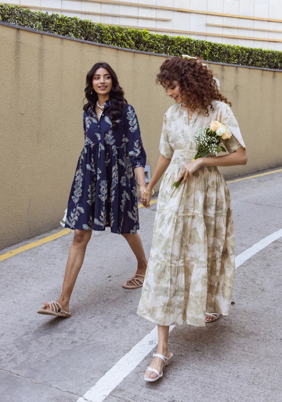 Aravalii Sapphire Leaf Couture Dress - Image 13