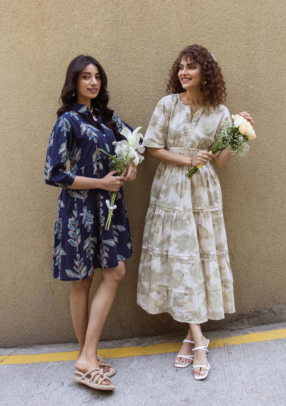 Aravalii Sapphire Leaf Couture Dress - Image 14
