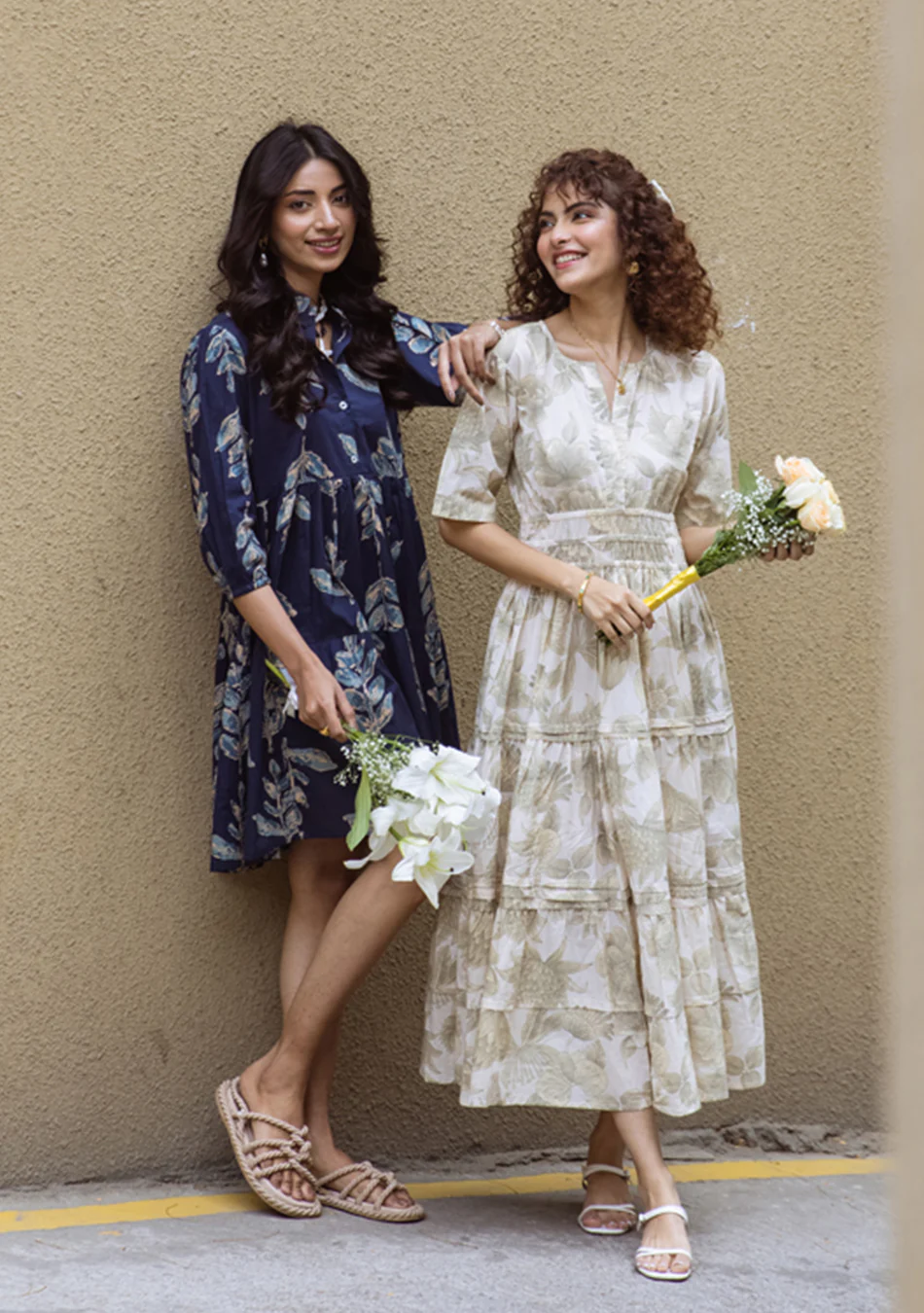 Aravalii Sapphire Leaf Couture Dress - Image 17
