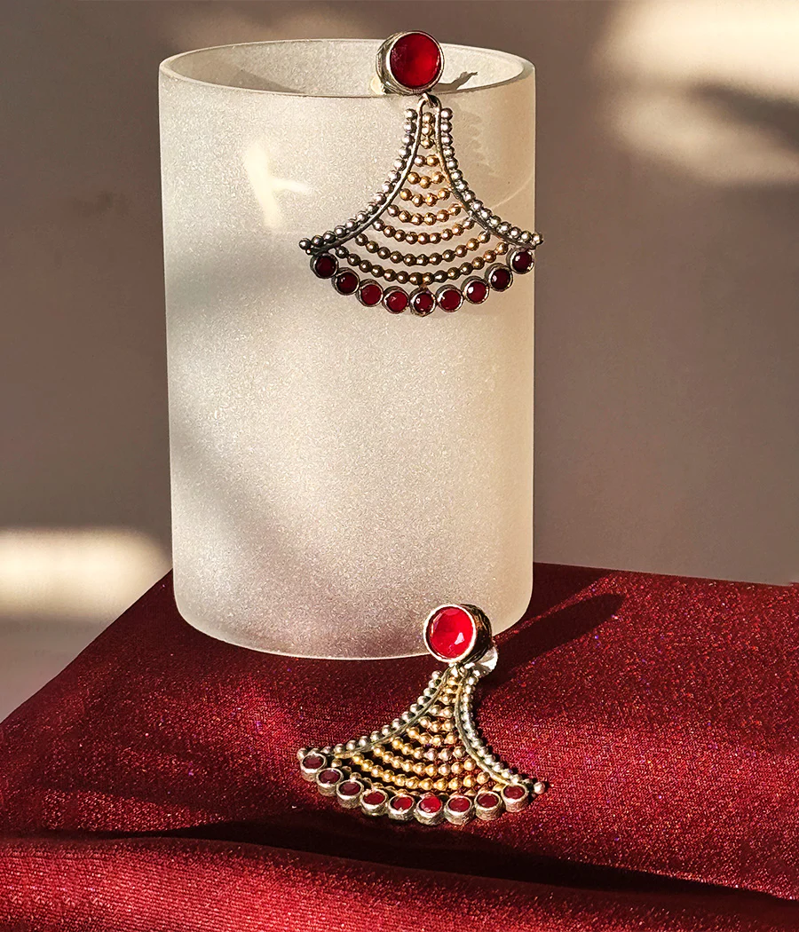 Scarlet Dual Tone Dangler - Image 5