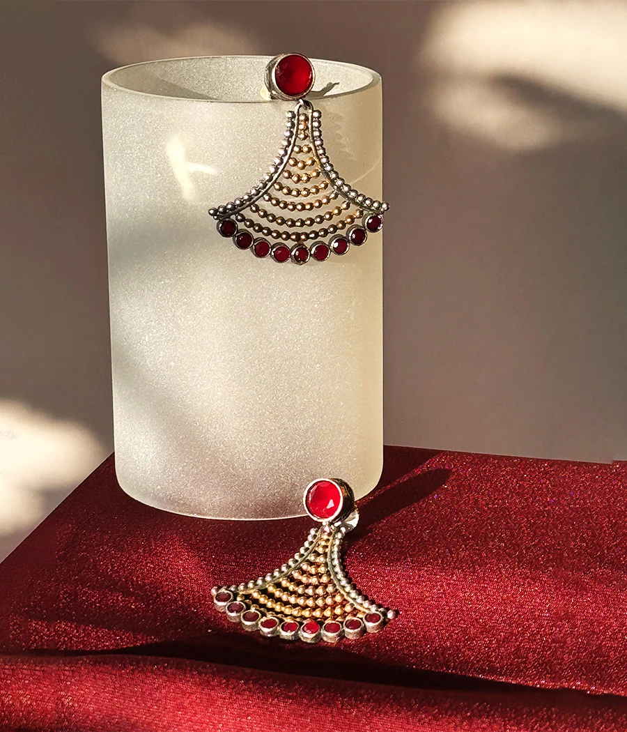 Scarlet Dual Tone Dangler - Image 6