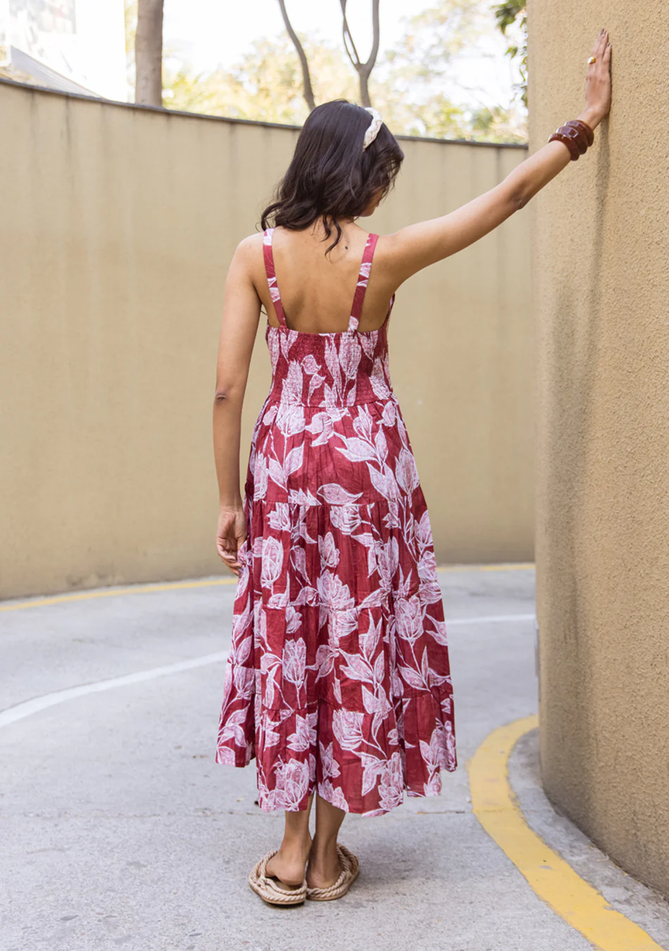 Aravalii Jardin Rouge Dress - Image 10